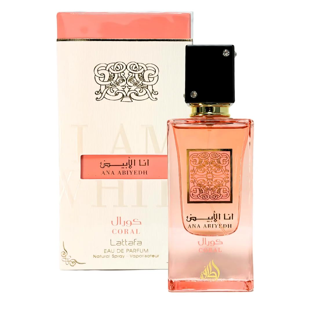 Lattafa Ana Abiyedh Coral Eau de Parfum Spray for Unisex 60ML
